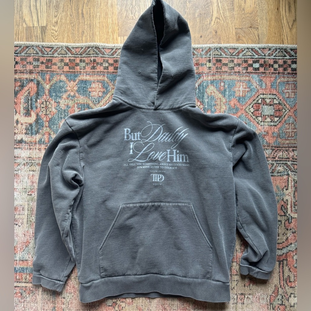 TAYLOR SWIFT TTPD ‘But Daddy I Live Him’ Hoodie L